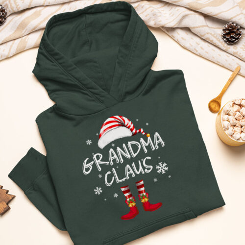 Forest green grandma claus cute santa claus