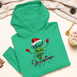 Irish green blessed to be called grandma art christmas