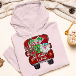 Light pink grandma claus christmas gift v1