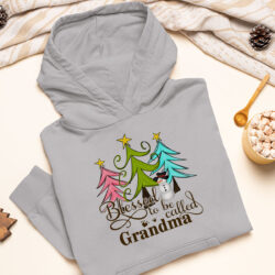 Sport grey blessed to be called grandma t1