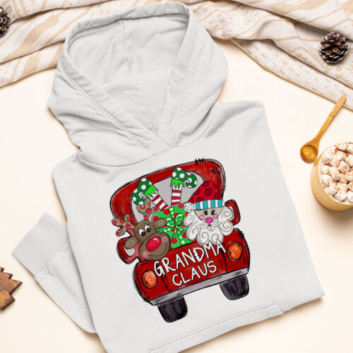 White grandma claus christmas gift v1