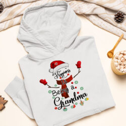 White happiness is being a grandma christmas t